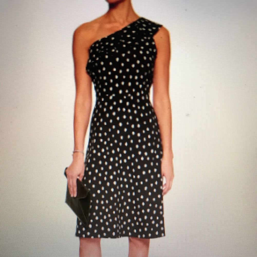 Banana Republic One Shoulder Black Dress size 2